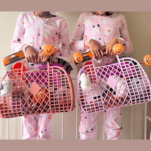 Sunjellies Retro Basket - Lilac - Caro B Handmade