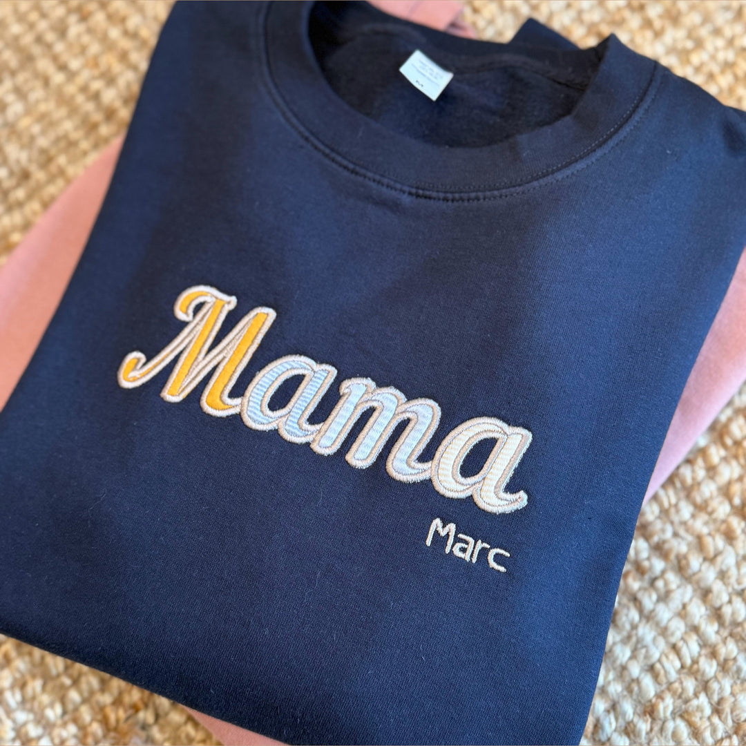 Mama sweater met babykleding - Moederdag - Herinnering aan je kraamweek