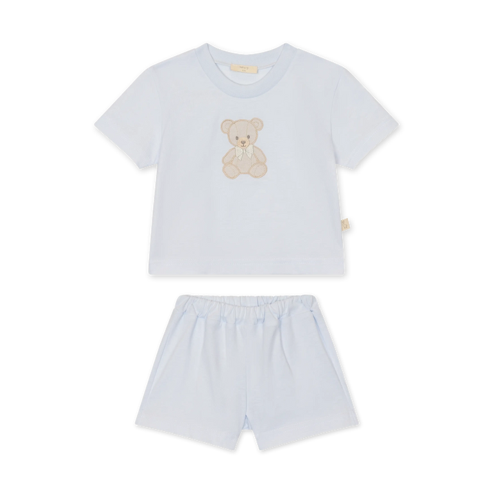 Baby Gi Set Pyjama met Naam - Teddy & Me Baby Gi