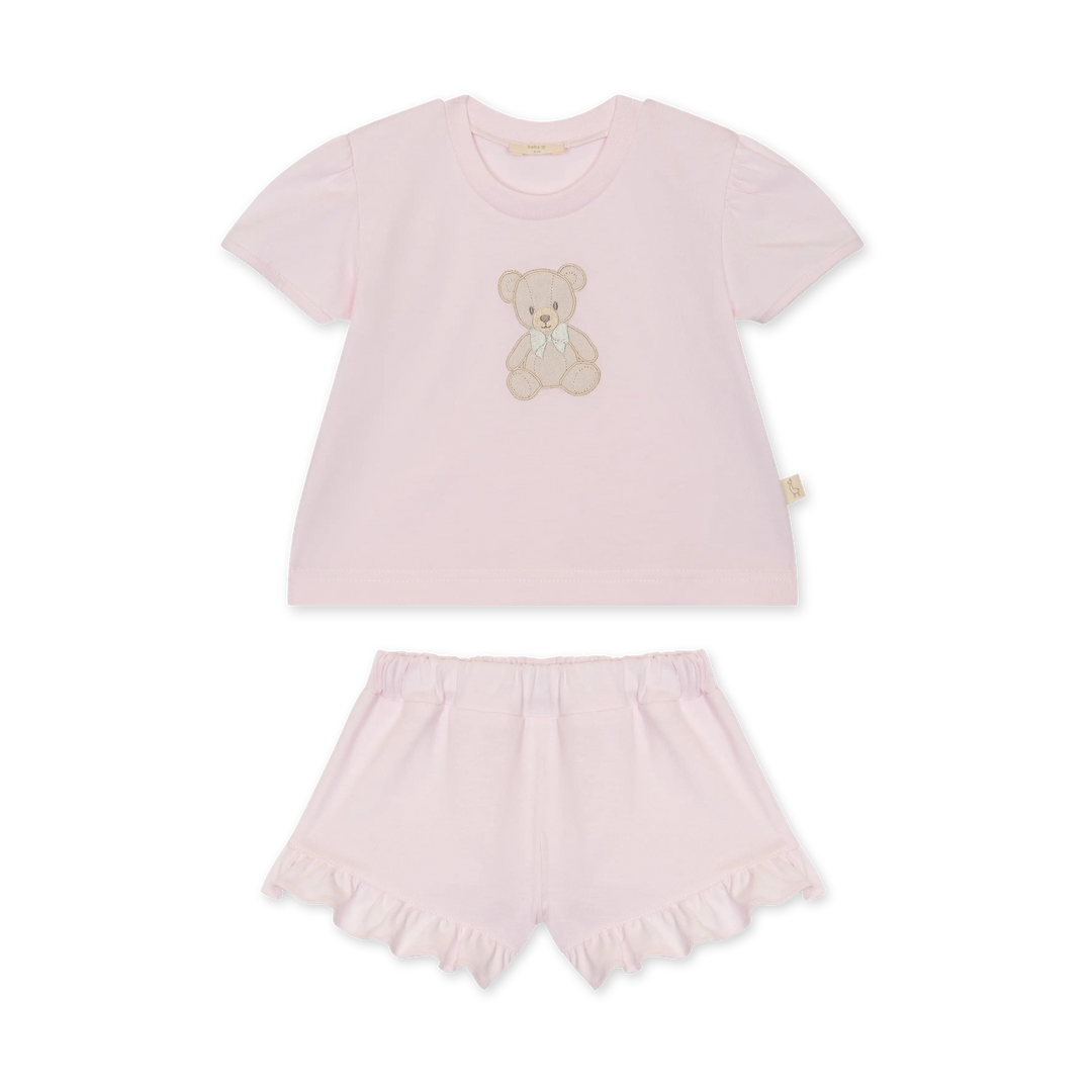 Baby Gi Set Pyjama met Naam - Teddy & Me Baby Gi