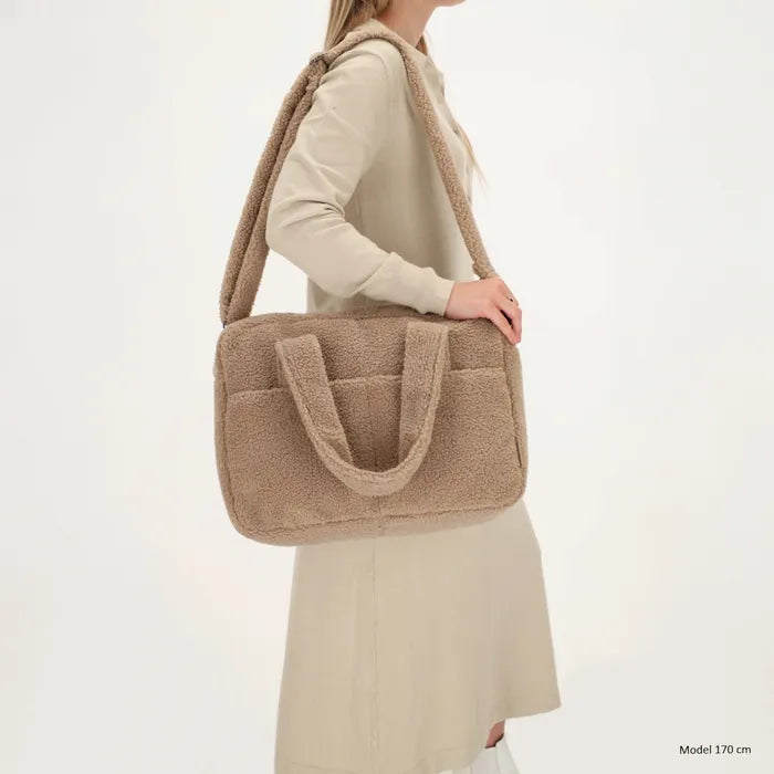 Teddy Luiertas borduren naam Caro B Handmade