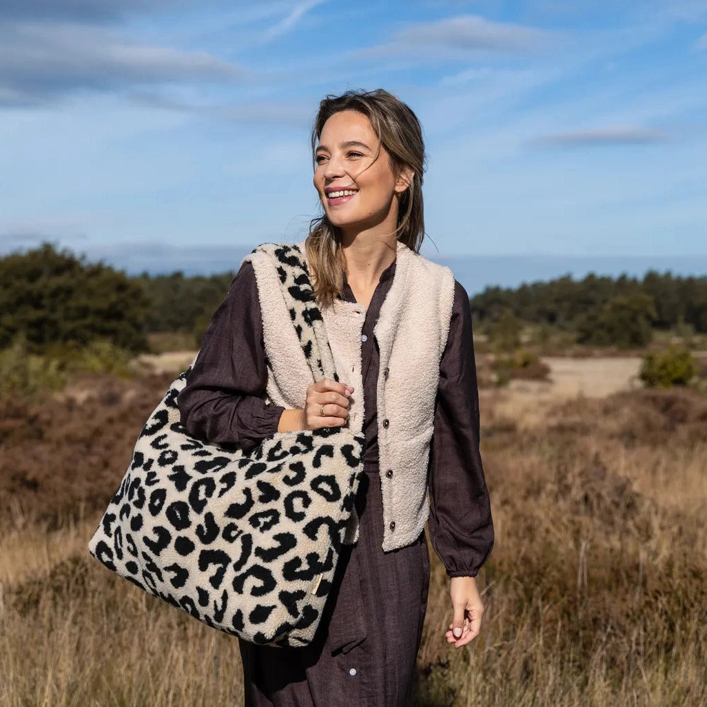 Teddy Shopper Mom bag met naam - Luiertas Caro B Make It Yours