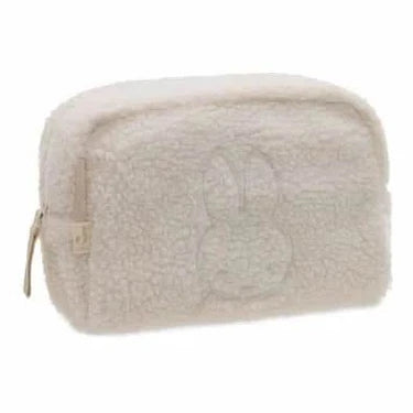 Jollein Toilettas in Teddy Miffy Geborduurd met naam - Oatmeal - Caro B Handmade