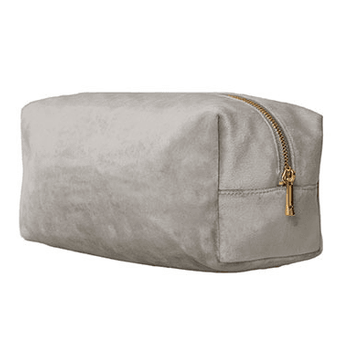 Set van 2 Toilettasjes met Naam – Velvet of Velours - Borduren - Caro B Handmade