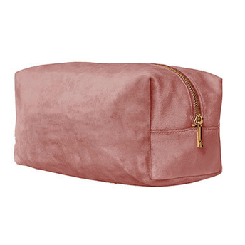 Set van 2 Toilettasjes met Naam – Velvet of Velours - Borduren - Caro B Handmade