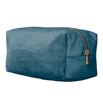 Set van 2 Toilettasjes met Naam – Velvet of Velours - Borduren - Caro B Handmade