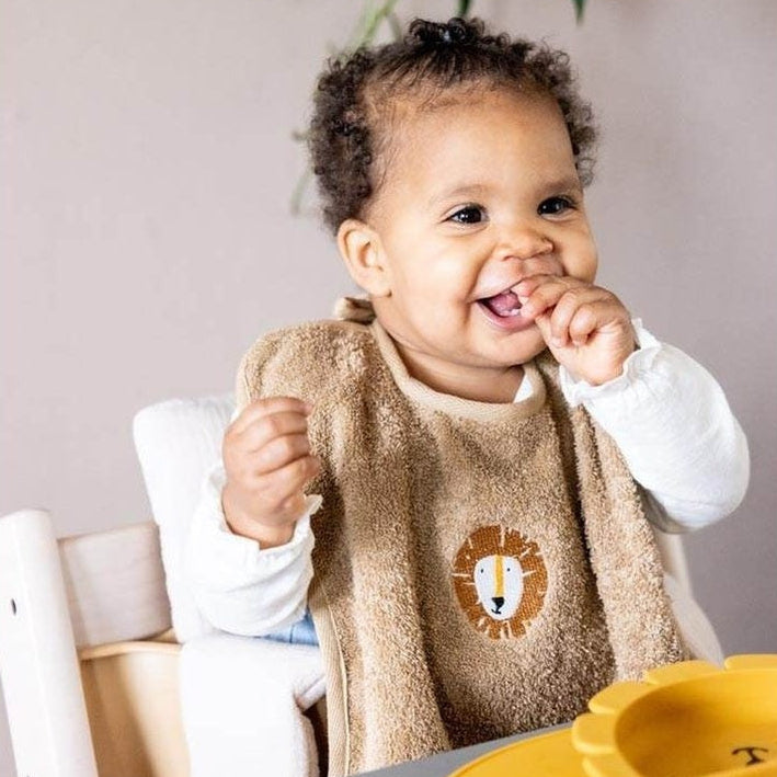 Trixie Slab met naam XL 2-pack mix - Borduren - Aura Lion - Caro B Handmade