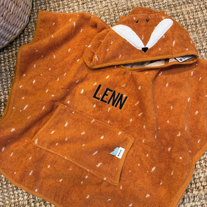 Trixie Badponcho met Naam - Borduren Trixie