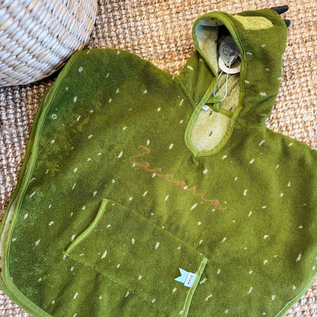 Trixie Badponcho met Naam - Borduren Trixie