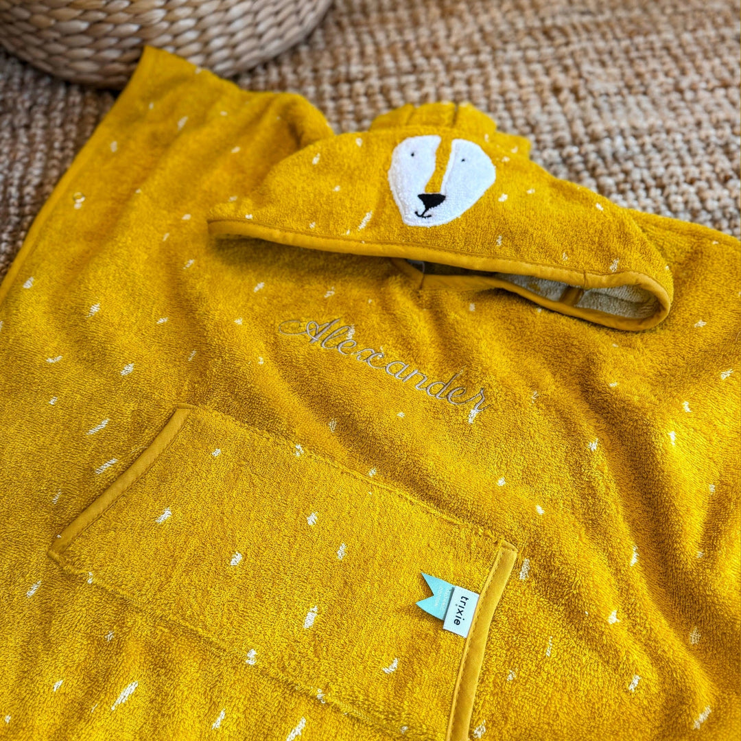 Trixie Badponcho met Naam - Borduren Trixie