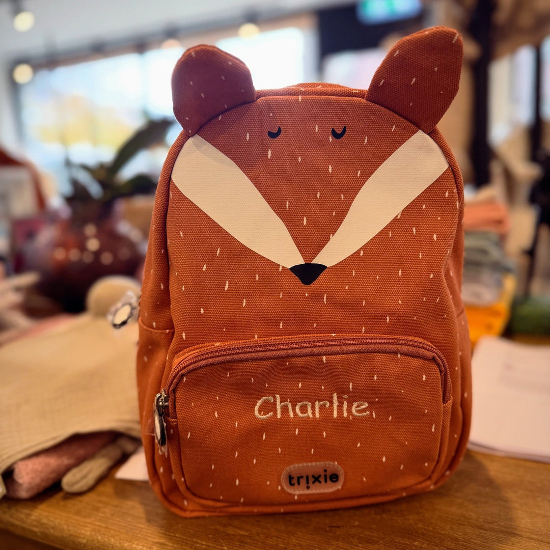 Trixie Rugzak met Naam - Rugtas Kleuter - Borduren Trixie