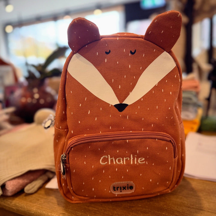 Trixie Rugzak met Naam - Rugtas Kleuter - Borduren Trixie