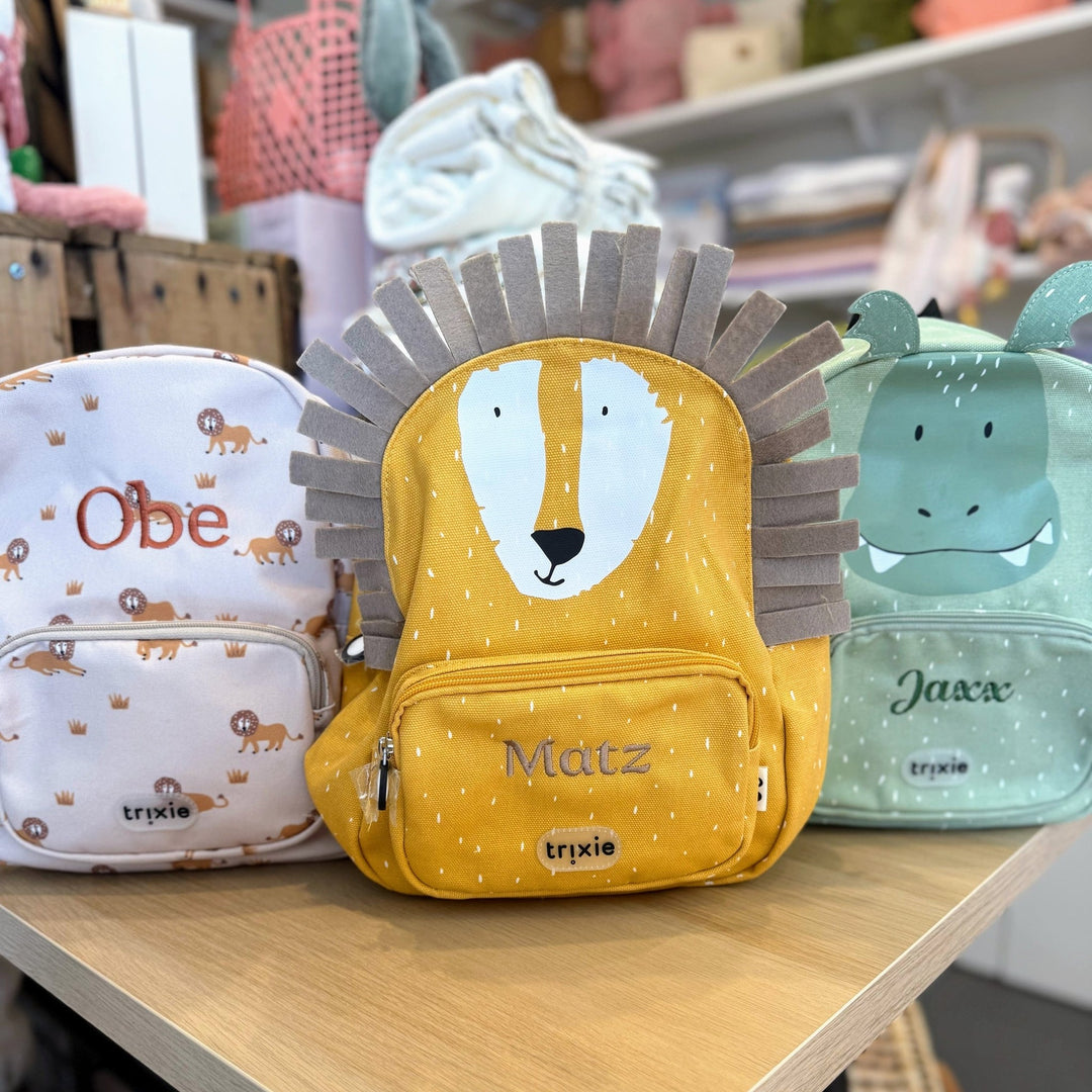 Trixie Rugzak met Naam - Rugtas Kleuter - Borduren Trixie