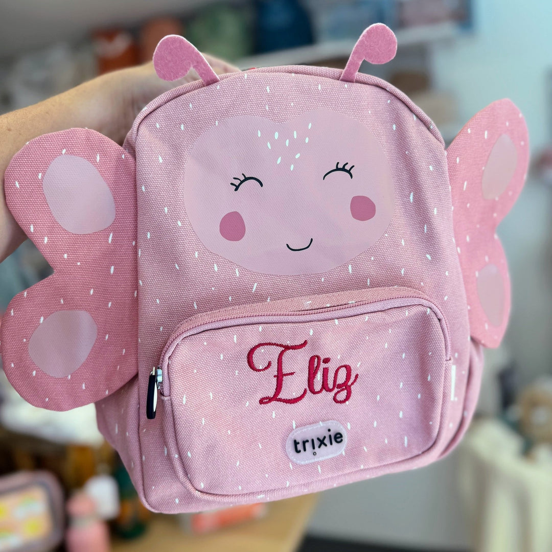 Trixie Rugzak met Naam - Rugtas Kleuter - Borduren Trixie