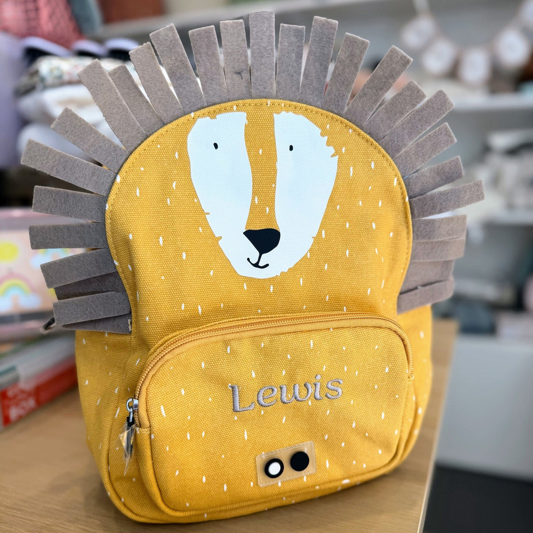 Trixie Rugzak met Naam - Rugtas Kleuter - Borduren Trixie