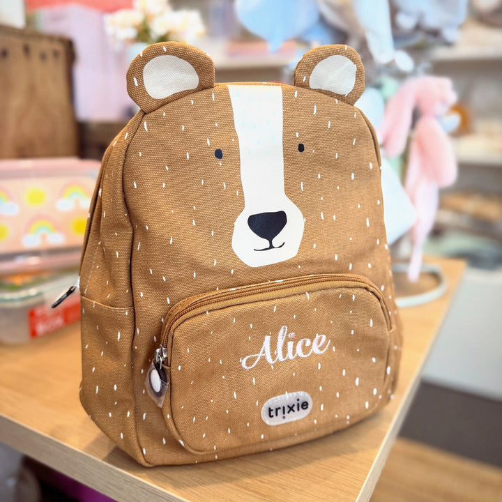 Trixie Rugzak met Naam - Rugtas Kleuter - Borduren Trixie