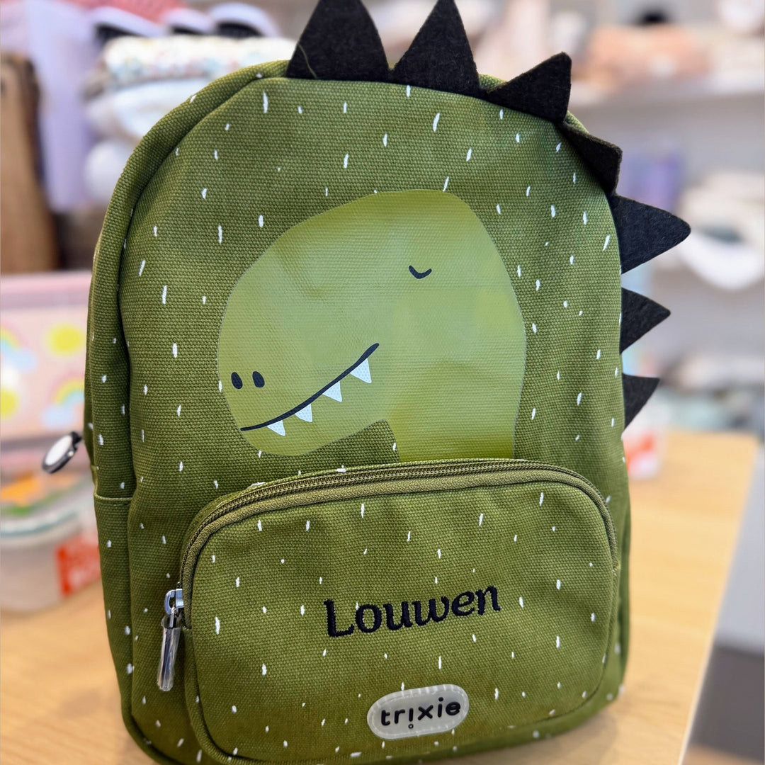 Trixie Rugzak met Naam - Rugtas Kleuter - Borduren Trixie