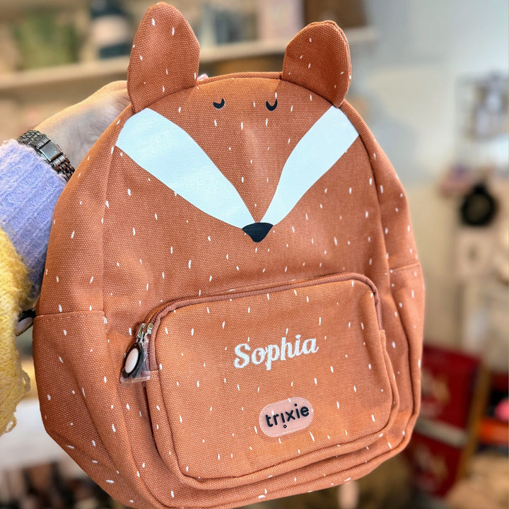 Trixie Rugzak met Naam - Rugtas Kleuter - Borduren Trixie