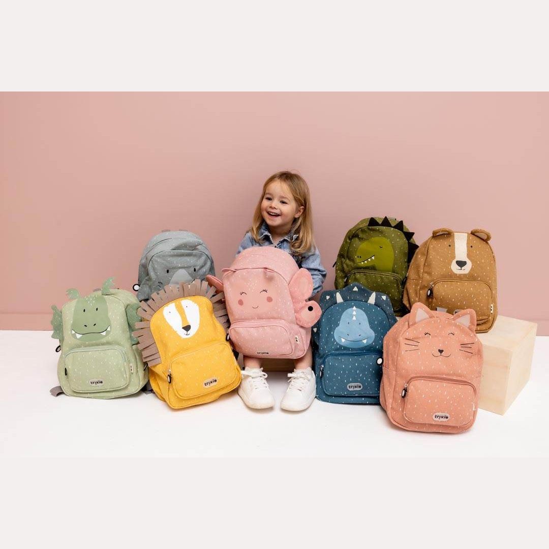 Trixie Rugzak met Naam - Borduren - Rugtas - Mr. Dragon - Caro B Handmade