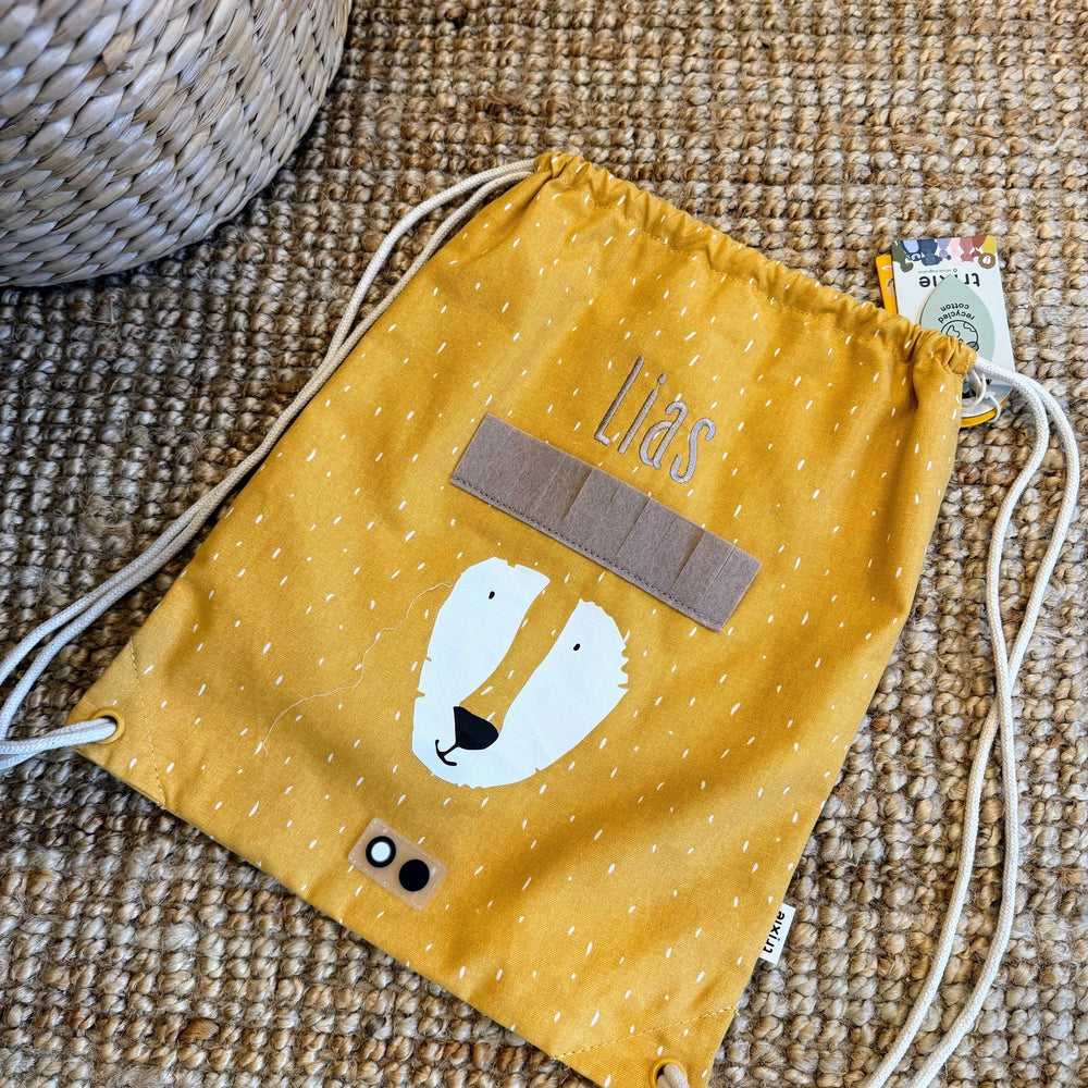 Trixie Turnzak met Naam - Borduren Trixie