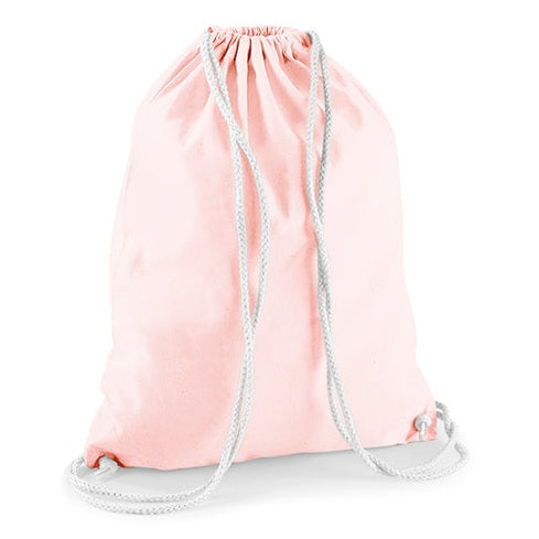 Sporttas in katoen met Naam - Turnzak - Borduren Caro B Make It Yours