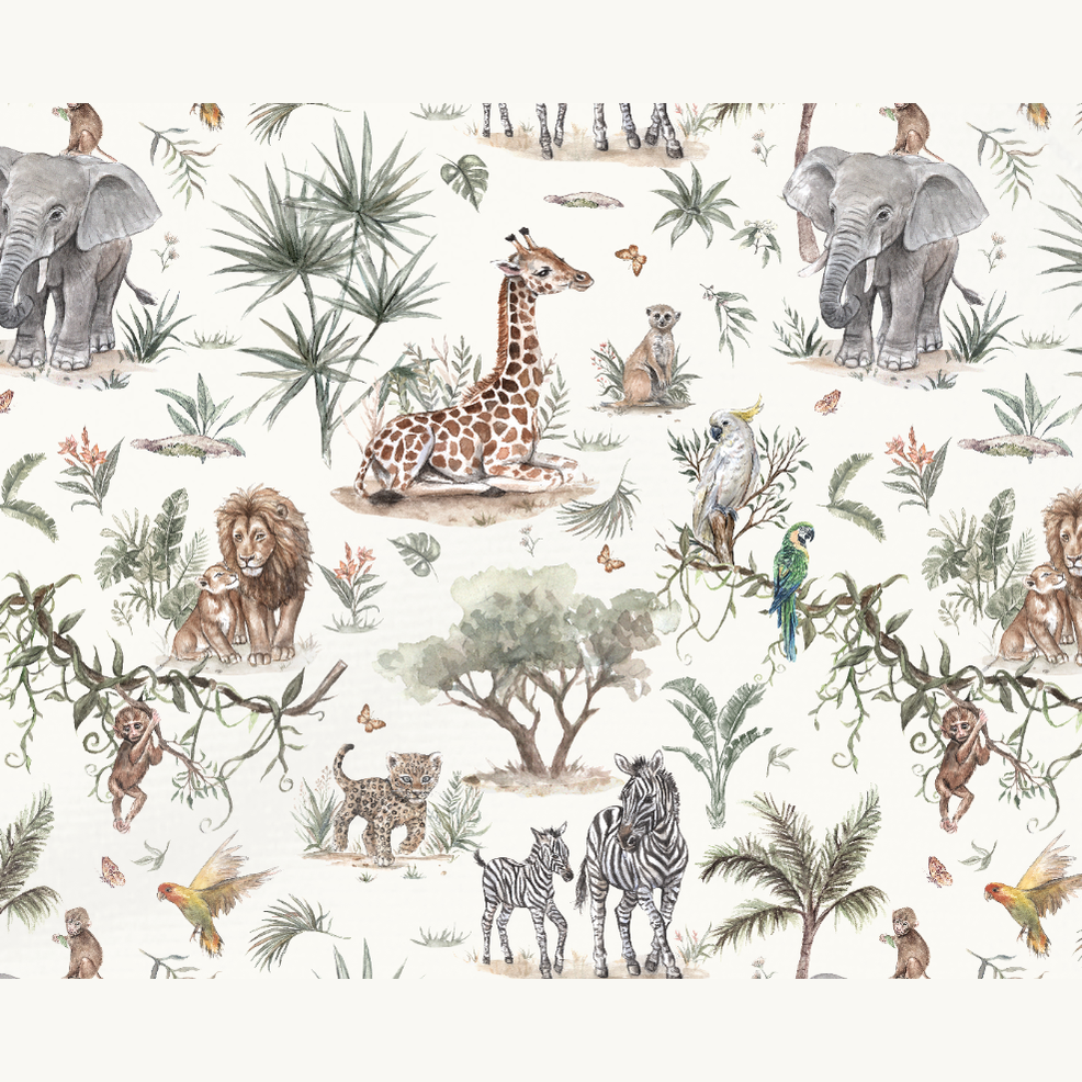 Handgemaakt Babydeken Safari – Exclusieve Stoffen & met Naam Caro B Handmade