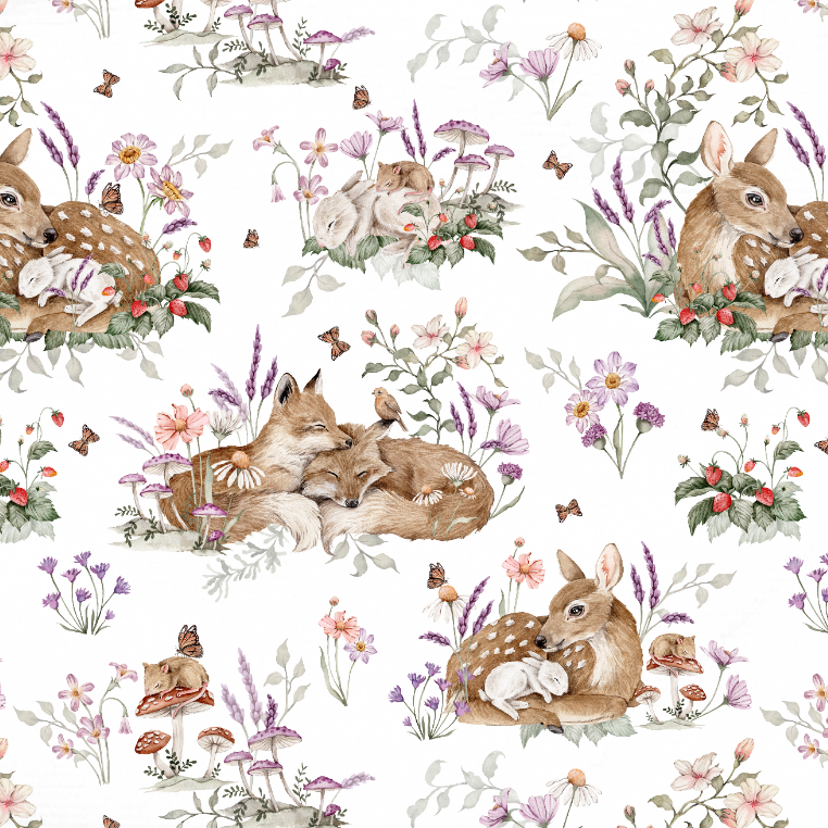 Handgemaakt Babydeken Bosdieren – Exclusieve Stoffen & met Naam Caro B Handmade