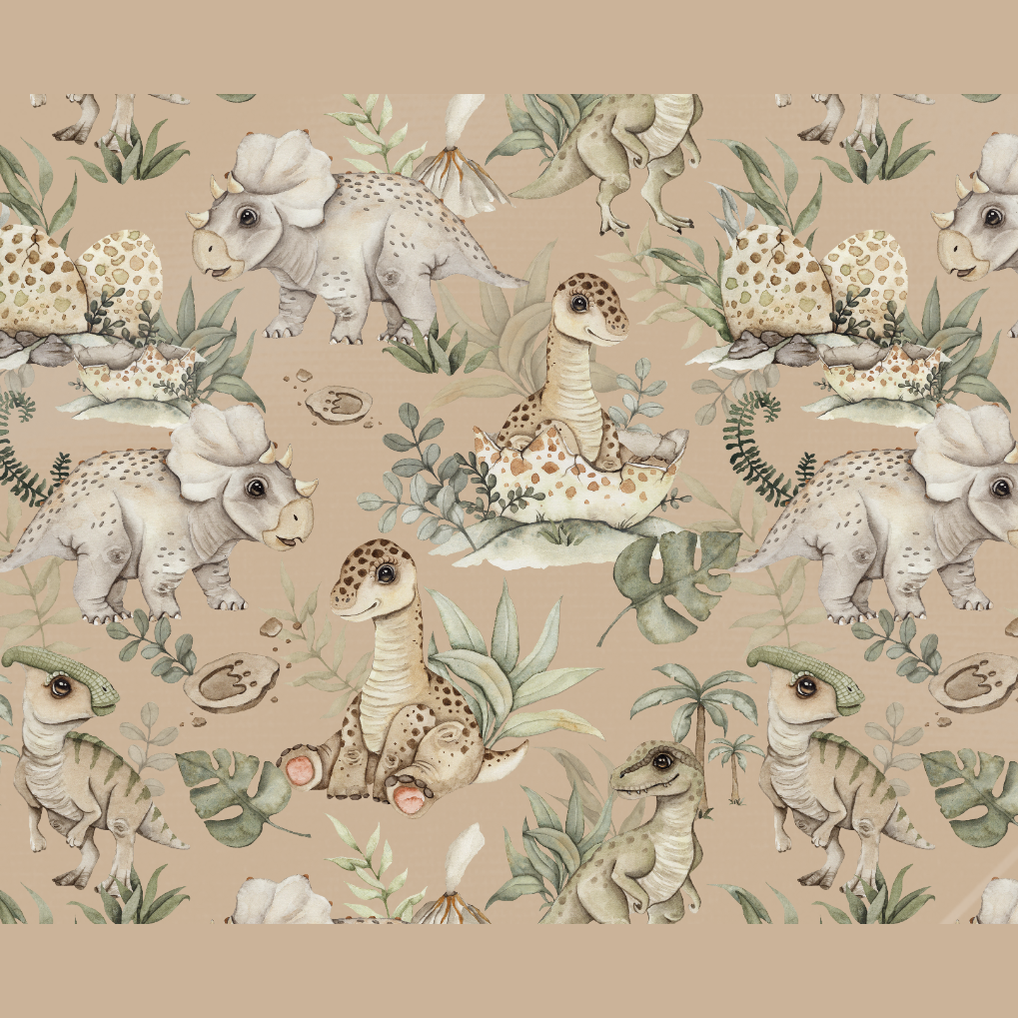 Handgemaakt Babydeken Dino's – Exclusieve Stoffen & met Naam Caro B Handmade