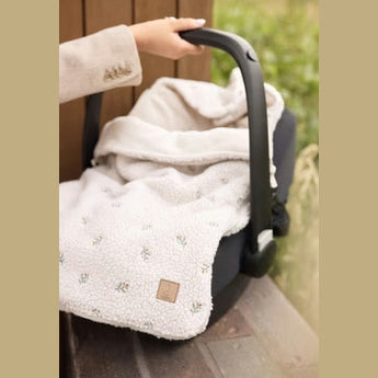 Voetenzak geborduurd met naam - Jollein - Groep 0+ 3/5 punts - Teddy Lovely Jollein