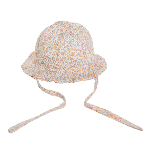 Baby Gi Zomerhoed voor baby - Geborduurd met naam - Meadow - Caro B Handmade