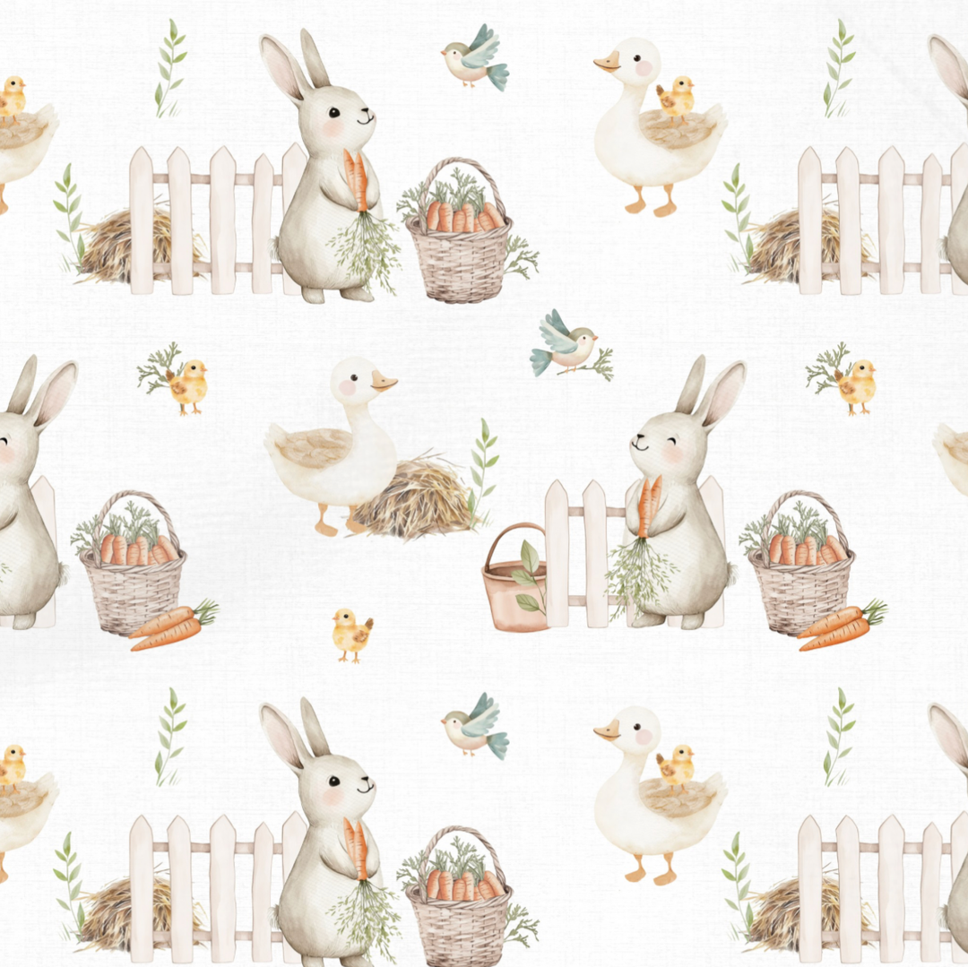 Handgemaakt Babydeken Boerderij – Exclusieve Stoffen & met Naam Caro B Handmade