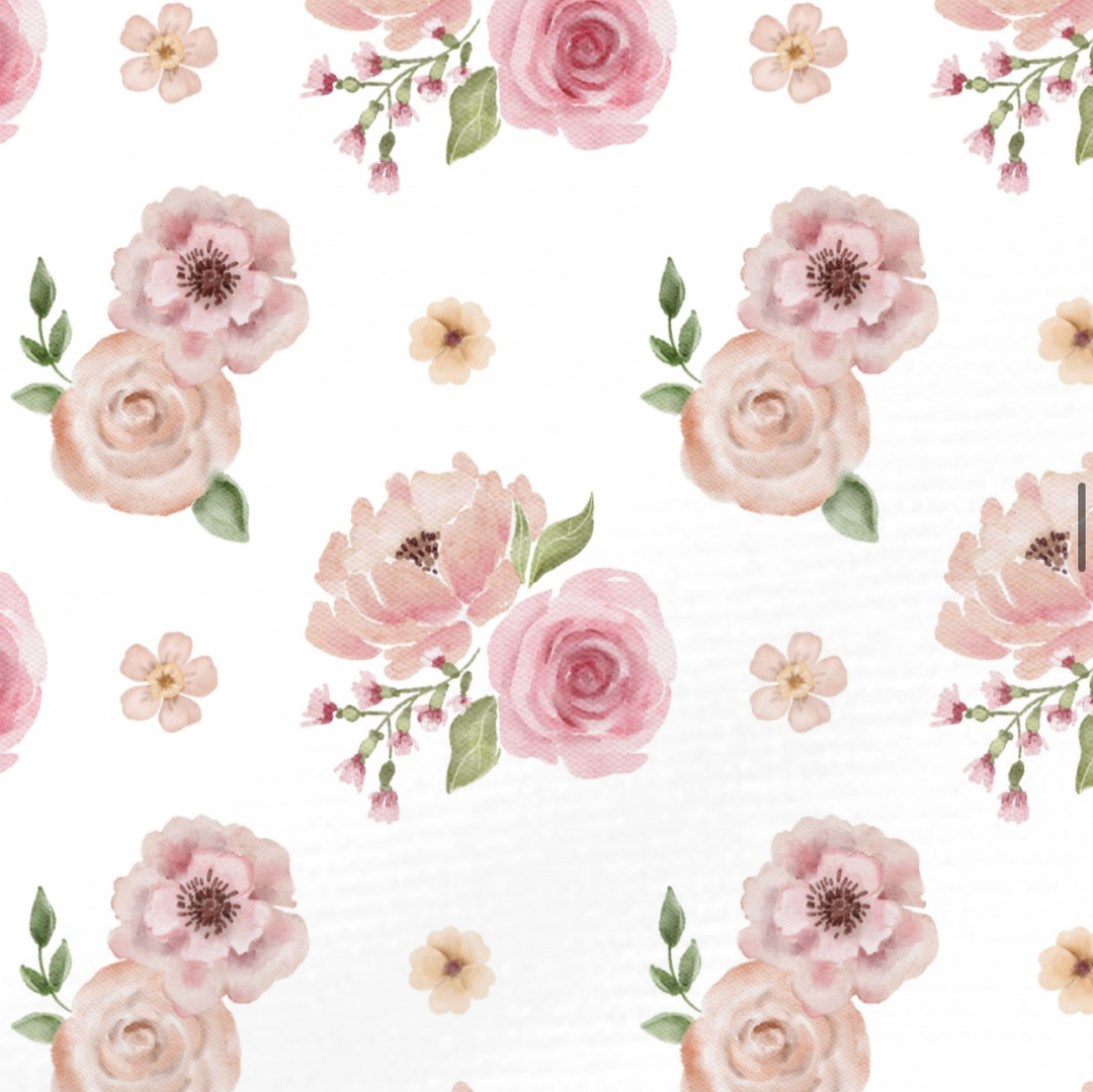 Handgemaakt Babydeken Bloemen – Exclusieve Stoffen & met Naam Caro B Handmade