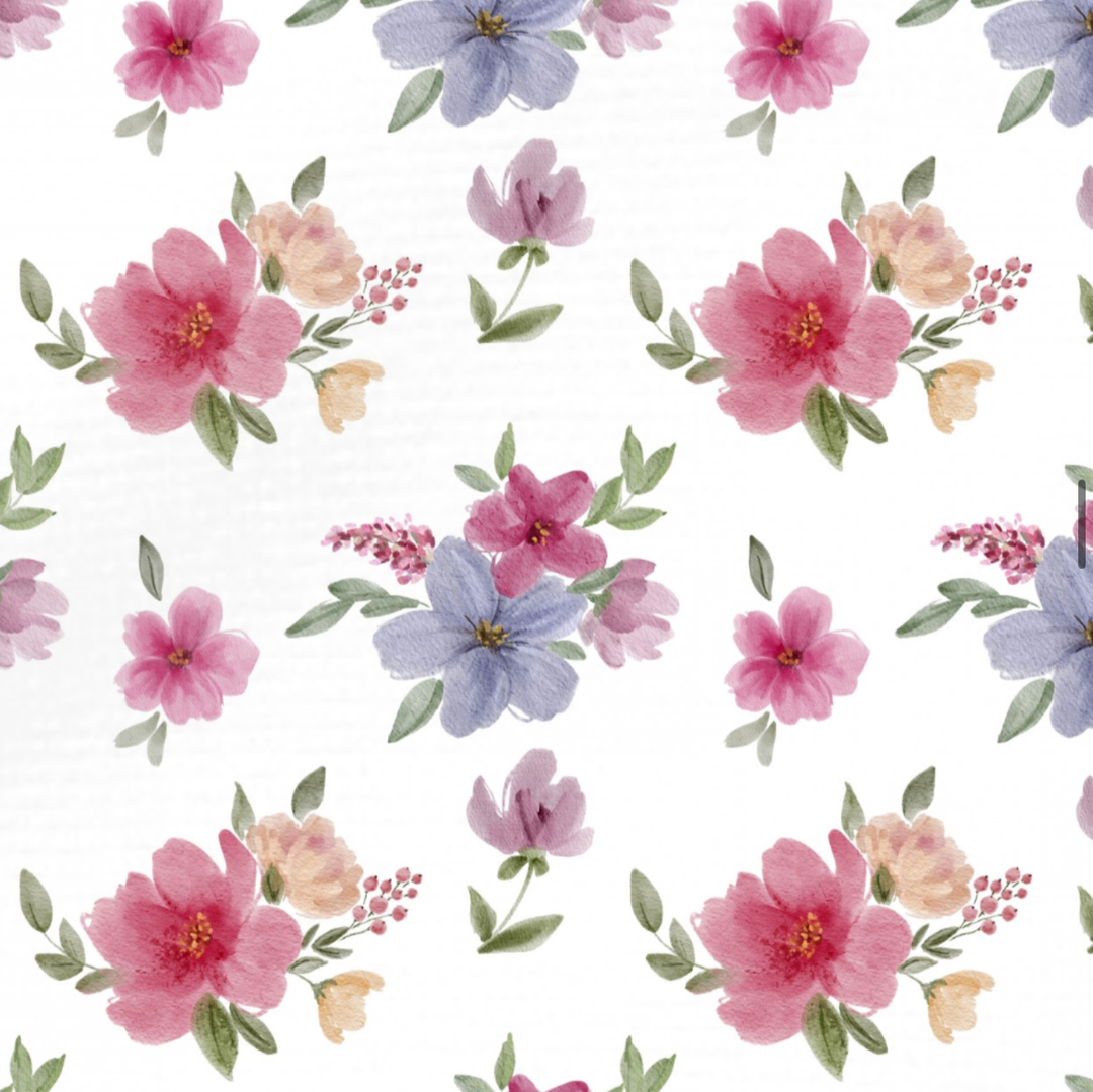 Handgemaakt Babydeken Bloemen – Exclusieve Stoffen & met Naam Caro B Handmade