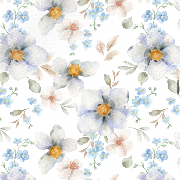 Handgemaakt Babydeken Bloemen – Exclusieve Stoffen & met Naam Caro B Handmade