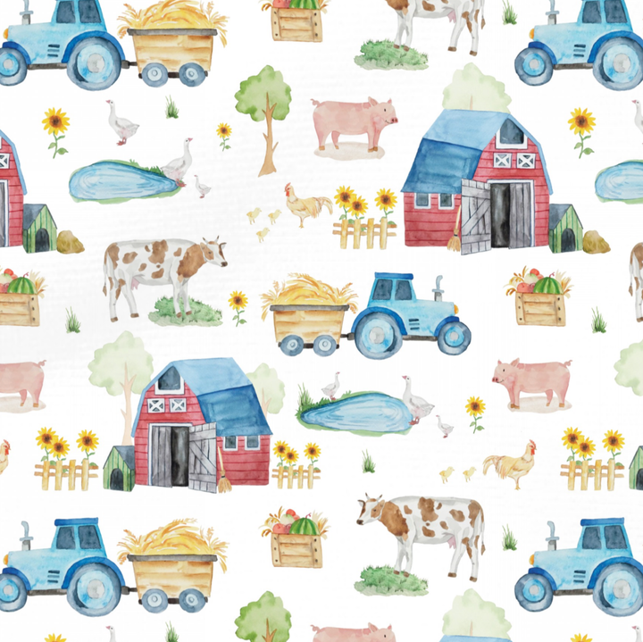 Handgemaakt Babydeken Boerderij – Exclusieve Stoffen & met Naam Caro B Handmade