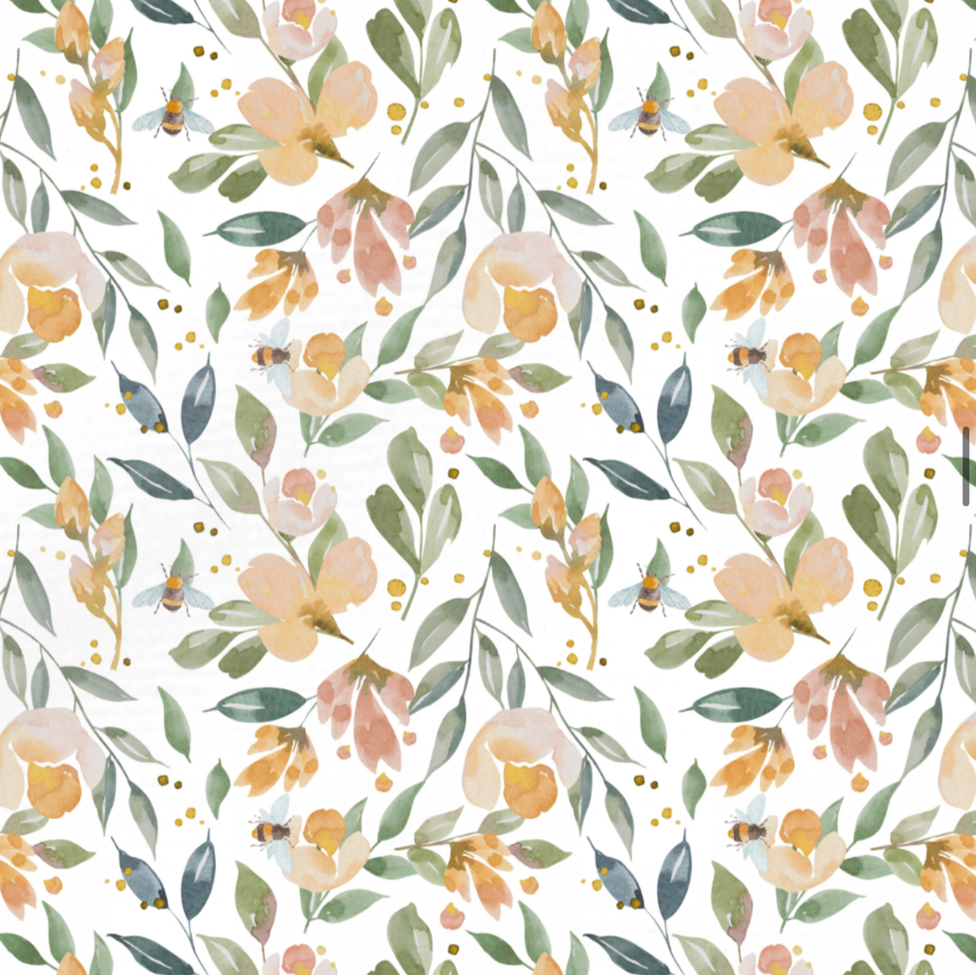 Handgemaakt Babydeken Bloemen – Exclusieve Stoffen & met Naam Caro B Handmade