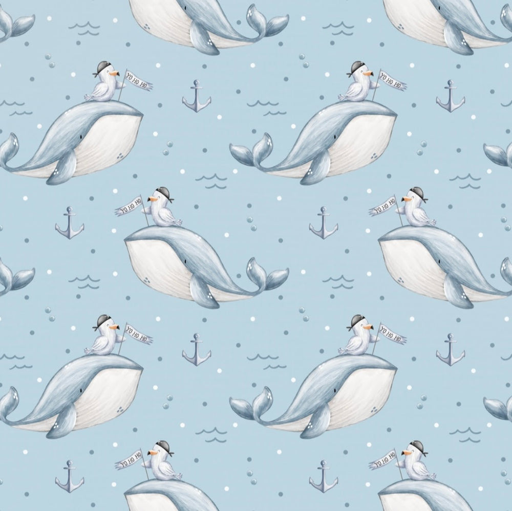 Handgemaakt Babydeken Waterdieren – Exclusieve Stoffen & met Naam Caro B Handmade