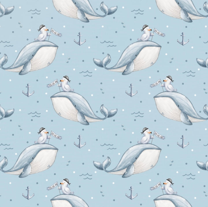 Handgemaakt Babydeken Waterdieren – Exclusieve Stoffen & met Naam Caro B Handmade