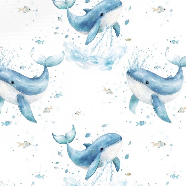 Handgemaakt Babydeken Waterdieren – Exclusieve Stoffen & met Naam Caro B Handmade