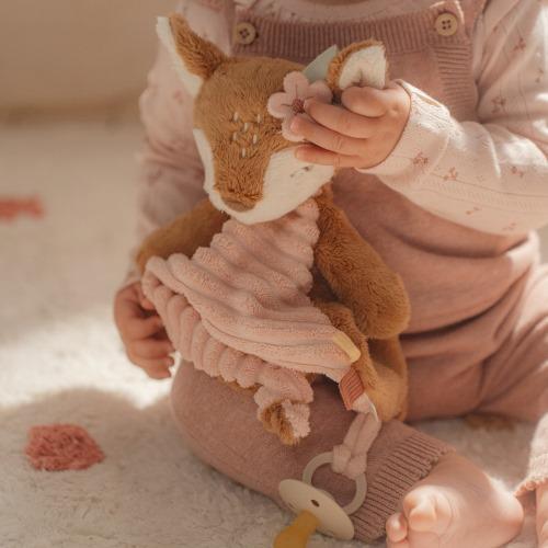 knuffeldoekje-hertje-fairy-garden met naam - borduren