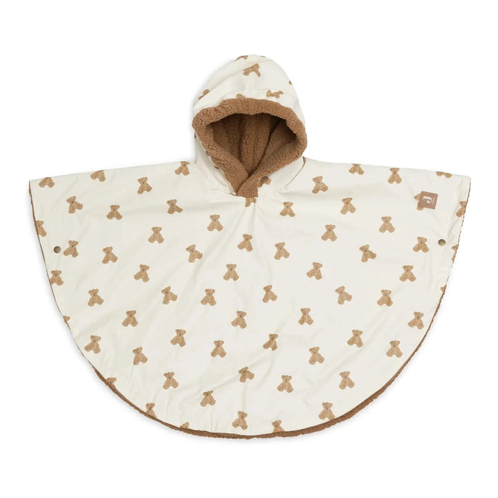 Cosy Poncho - Teddy Fleece met naam - Borduren