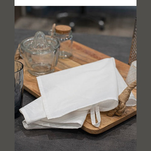 Luxe Geborduurde Theedoek – Servet & Tafeldecoratie in Één Caro B Make It Yours