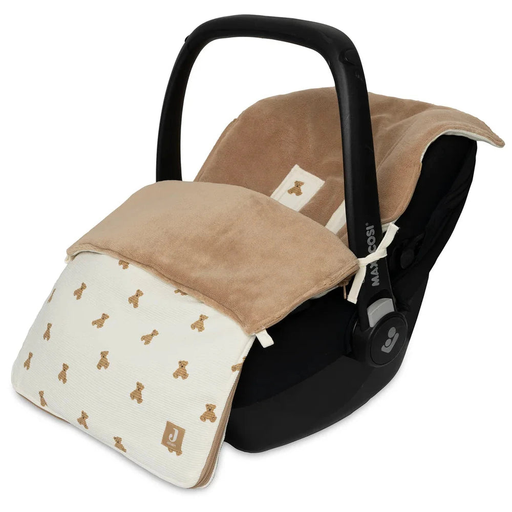 Voetenzak groep 0+ 3/5 punts gordel - Mini Teddy Bear - Jollein Jollein