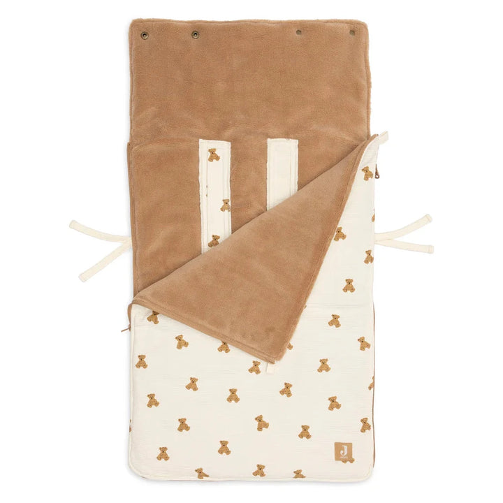 Voetenzak groep 0+ 3/5 punts gordel - Mini Teddy Bear - Jollein Jollein