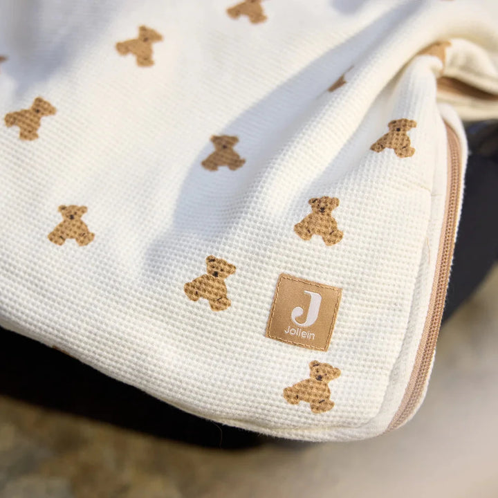 Voetenzak groep 0+ 3/5 punts gordel - Mini Teddy Bear - Jollein Jollein