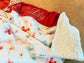Babydeken in teddy & katoen - Handgemaakt & Geborduurd - Eigen prints