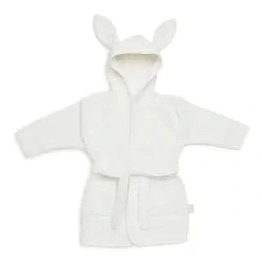 Jollein Badjas Geborduurd met Naam - Ivory - Caro B Handmade