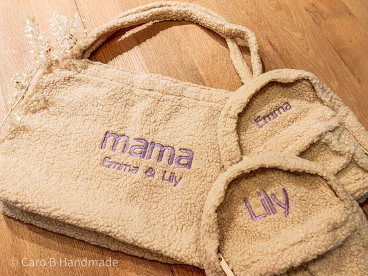 Mama Bag - Teddy Tas - Mom Bag - Luiertas - Shopper | Beige